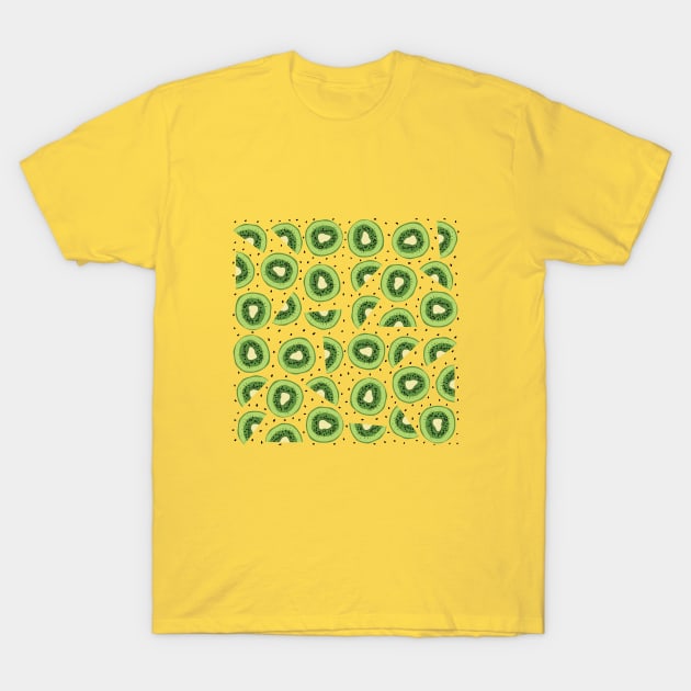 I love kiwi summer pattern T-Shirt by Simplulina